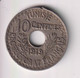 10 Centimes Tunisie 1919 Protectorat Français - Tunesien