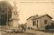 CPA FRANCE 65 "Pouyastruc, Place De La Mairie, Le Monument Aux Morts Et La Poste". - Pouyastruc