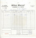 Facture , MILLON MARCEL , Viande En Gros ,86 ,POITIERS , 1971, 2 Scans , Congé Viande , 2 E Circuit , Frais Fr 1.65 E - Food