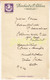 Speisekarte/Menu "Deinhard Cabinet" Sektkellerei, 1906 - Menú