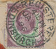 GB „REGISTERED / 1 / EDINBURGH“ Very Rare Double Circle (25mm) + Rare Thimble (20mm) „GEORGESTREET / EDINBURGH“ On PS - Covers & Documents