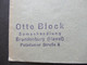 Berlin 15.12.1945 Nr. 5 EF Fernbrief Tagesstempel Brandenburg (Havel) - Gera Firmenstp. Otto Block Samenhandlung - Berlín & Brandenburgo