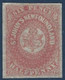 Terre Neuve N°6 6 Pence Rose Vermilloné Neuf Sans Gomme Comme Très Souvent Belles Marges Tres Frais RR Signé Brun - 1857-1861