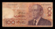 Marruecos Morocco 100 Dirhams 1987 Pick 65a BC/MBC F/VF - Maroc