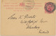 GB „LEEDS / 5“ Double Circle (25mm) On Superb QV 1d Carmine Postal Stationery Pc To FINLAND 1901, Uncommon Destination - Covers & Documents