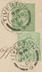 GB „TIVERTON“ Double Circle (26mm) On Superb EVII ½d Postal Stationery Postcard Uprated With ½ D To Switzerland - Cartas & Documentos