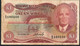 MALAWI P14a 1 KWACHA 31.1.1976 #G/G  FIRST DATE    F-VF NO P.h. - Malawi