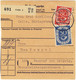 ALLEMAGNE / DEUTSCHLAND - 1953 Posthorn 30pf & 80pf Mi.132 & Mi.137 Auf Paketkarte - Lettres & Documents