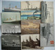 LOT 10 STEAMERS , OLD POSTCARDS - Paquebots