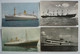 LOT 10 STEAMERS , OLD POSTCARDS - Paquebote