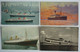 LOT 10 STEAMERS , OLD POSTCARDS - Paquebots