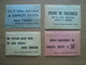 LOT DE 4 BILLETS TRACT DE L'UNION DES JEUNESSES COMMUNISTES DE FRANCE - Historical Documents