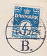 Denmark SKANDERBORG HANDELS-& LANDBRUGSBANK, Brotype SKANDERBORG B. 1932 Card Karte ERROR Variety 'Spot Between Frames' - Plaatfouten En Curiosa