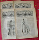 4 Revues La Mode Illustrée, Journal De La Famille.  N° 10,12,13,14 De 1899. Couverture En Couleur. Jolies Gravures - Fashion