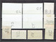 M - Set Perforés Belgique - All Différent - Perforated - Geperforeed - Perforierte Briefmarken - Selos Perfurados - Zonder Classificatie