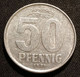 RDA - ALLEMAGNE - GERMANY - 50 PFENNIG 1971 A - KM 12.2 - 50 Pfennig