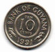 1991 - Guyana 10 Cents - Guyana