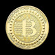 1 Pièce Plaquée OR ( GOLD Plated Coin ) - Bitcoin Anonymous BTC ( Ref 3 ) - Otros & Sin Clasificación