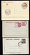 DDY 969 --  CANTONS DE L'EST - Ensemble De 6 Entiers Postaux / Cartes-Lettres , Cachets RAEREN , KELMIS , BULLINGEN ... - Cartes Postales 1951-..
