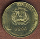 Dominican Republic 1 Peso 1993, KM#80.2, XF+ - Dominikanische Rep.