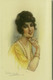 BOMPARD SIGNED 1910s POSTCARD - GLAMOUR WOMAN - 955-2 (BG1328) - Bompard, S.