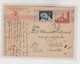 CROATIA WW II ZAGREB   1944 2x  Censored Postal Stationery To PERLAK PRELOG HUNGARY - Croatia