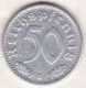 50 Reichspfennig 1940 G KARLSRUHE, En Aluminium, KM# 96 - 50 Reichspfennig