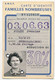 SNCF - 4 Cartes D'identité "Familles Nombreuses" - Réduction De 30% - Marseille Saint Charles - 1960 - Sonstige & Ohne Zuordnung