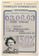 SNCF - 4 Cartes D'identité "Familles Nombreuses" - Réduction De 30% - Marseille Saint Charles - 1960 - Andere & Zonder Classificatie