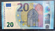 EUROPEAN CENTRAL BANK - FRANCE (EM) E010G5 - P.NewE – 1 X 20 EURO 2015 - UNC - Firma LAGARDE - 20 Euro