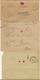 6 LETTRES FRANCHISE MILITAIRE  TUNISIE -ALGERIE-1915-18- DIFFERENTES OBLTERATIONS REGIMENTS - - Militaire Zegels