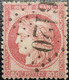 N°57 Cérès 80c Rose. Oblitéré Losange G.C. N°6120 Paris (Passy) - 1871-1875 Ceres
