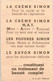 Delcampe - 1 CP & 5 Cartes Crème Simon Miss Helvett - Profumeria Antica (fino Al 1960)