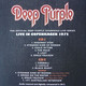 CD/  Deep Purple - Copenhagen 1972 Live / Label Edel - 2013; 2 CD - Hard Rock & Metal
