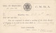 Canada Postal Stationery Ganzsache Victoria PRIVATE Print C.M.B.A. HALL Of BRANCHES, HAMILTON 1897 Unsent Card (2 Scans) - 1860-1899 Regno Di Victoria
