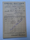 D178681  Hungary  Postal Stationery - 1903 Budapest  Edmund Mauthner Invoice On Backside To ZUPANJE Kroatien Croatia - Other & Unclassified