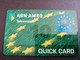 NETHERLANDS  PREPAID   ABN/AMRO TELESERVICE QUICK CARD  MINT CARD    ** 5295** - Non Classés