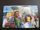 BRITSCH VIRGIN ISLANDS  US $ 10,--  CHIP CARD  Men On Steel Drum By Cruise Ship TEXT ON BACK SIDE   **5322** - Isole Vergini