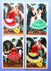 LOT DE 18 CARTES BRODEES  DIFFERENTES...... ESPAGNE.....PAILLETTES ....TISSUS......DENTELLE... - Ricamate