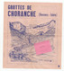 Dépliant Touristique Grottes De Chorance , Balme étrange , Chevaline , Gournier ,coufin Vercors 38 Isère 18,5x21,5 Cm - Dépliants Touristiques