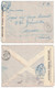 BANDE + CACHET DE CENSURE Sur LETTRE 1940 En FRANCHISE MILITAIRE De SEVERAC LE CHATEAU AVEYRON Pour JARNAC WW2 - 1921-1960: Periodo Moderno