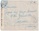 BANDE + CACHET DE CENSURE Sur LETTRE 1940 En FRANCHISE MILITAIRE De SEVERAC LE CHATEAU AVEYRON Pour JARNAC WW2 - 1921-1960: Periodo Moderno