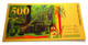 ★  BILLET POLYMER " OR " AVEC COULEURS DU 500 FRANCS PIERRE ET MARIE CURIE ★ - 500 F 1994-2000 ''Pierre Et Marie Curie''