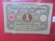 Darlehnskassenschein 1 Mark 1920 Circuler - Administration De La Dette