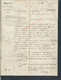 LETTRE COMMERCIALE DE 1859 PLM SUR TIMBRE NAPOLEON CHEMINS DE FER PARIS X LYON & À LA MEDITERRANEE POUR BOURGOIN : - 1862 Napoléon III