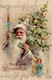 Halt Gegen Licht Weihnachtsmann Spielzeug 1902 I-II Pere Noel Jouet - Controluce