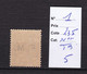 FRANCE FRANCHISE MILITAIRE N°1-N**TB-COTE:235 EUROS-VOIR SCAN RECTO/VERSO-R008 - War Stamps