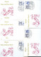 Bund PP136 C2/001 10 Postkarten BESUCH PAPST JOHANNES PAUL II. 1987 NGK 59,00 € - Cartes Postales Privées - Oblitérées