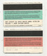 Ticket D'entrée ,carte Magnétique , DISNEYLAND Paris , Adulte , Basse Et Haute Saison, 1997 , LOT DE 2 CARTES - Eintrittskarten