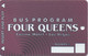 Four Queens Casino Hotel Las Vegas : Bus Program - Casinokaarten